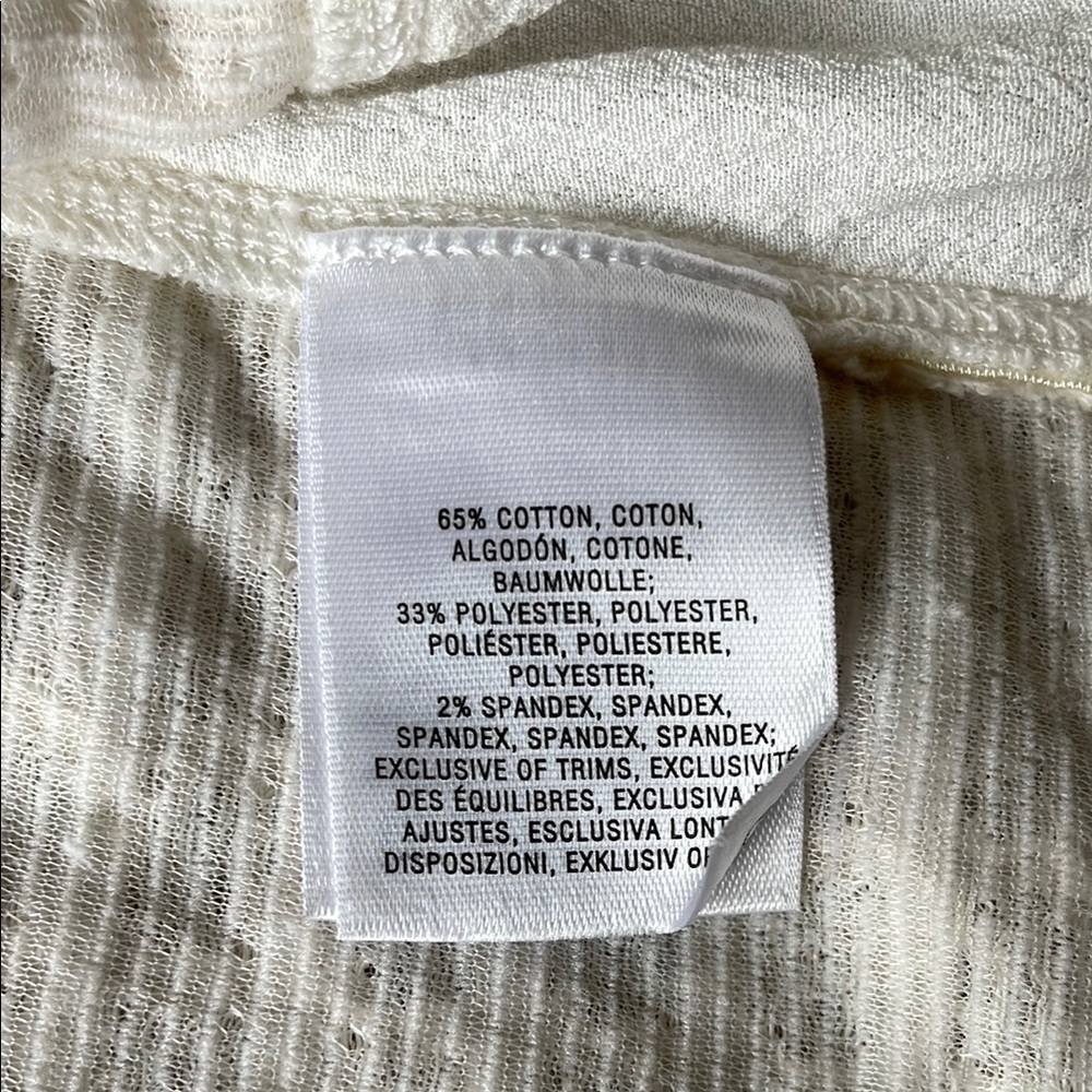 Cream Textured Tank Top - Picture 4 of 6